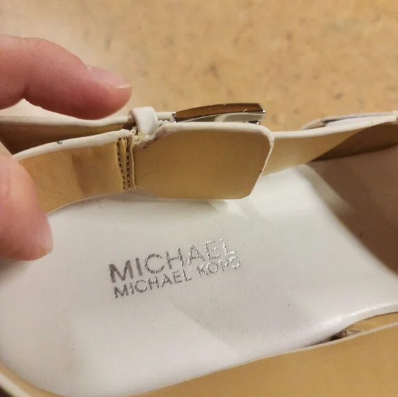 Michael Kors Meryl Criss Cross Espadrille Platform Women SZ 8M - Picture 9 of 14